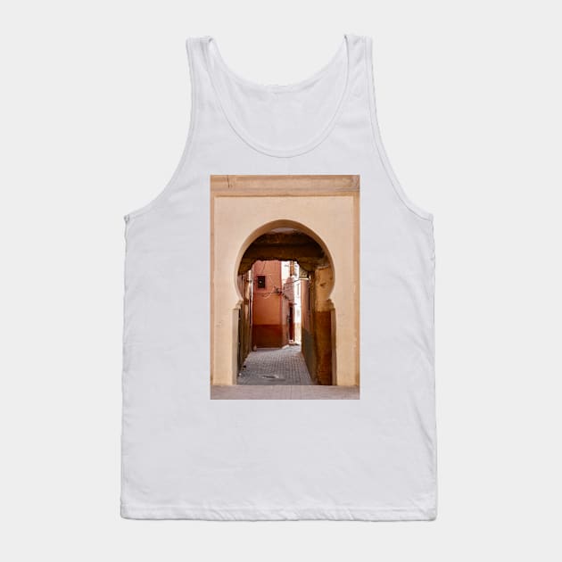 Alley in Marrakech, Morocco Tank Top by rogerstrawberry